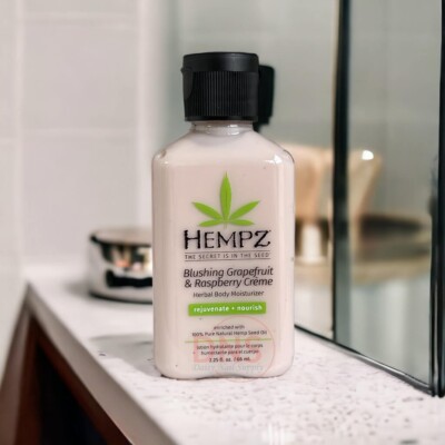 Hemp Lotion Raspberry Hempz Lotion Herbal Body Moisturizer 2.25 fl oz - Blushing Grapefruit ...