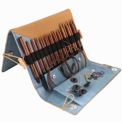 KnitPro Ginger Wood Regal Deluxe austauschbares Rundstricknadel-Set