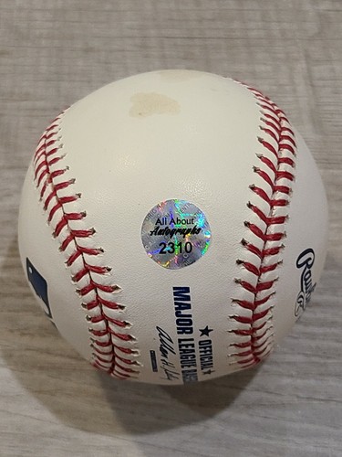 Von Vernon Wells Toronto Blue Jays signierter OML Baseball, mit AAA COA - Bild 3 von 5