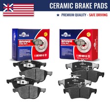 Front And Rear Ceramic Brake Pads For 2007 2008 2009 2010 2011 2012 2013 Mazda 3