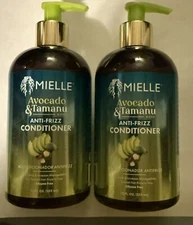 Mielle Avocado & Tamanu Anti-Frizz Conditioner 12 Fl oz Lot Of 2