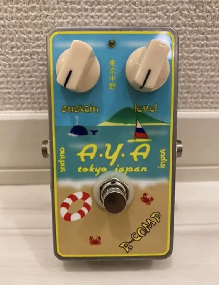 A.Y.A TOKYO JAPAN R-COMP Used Compressor Guitar Effect Pedal Low noise,  compact,