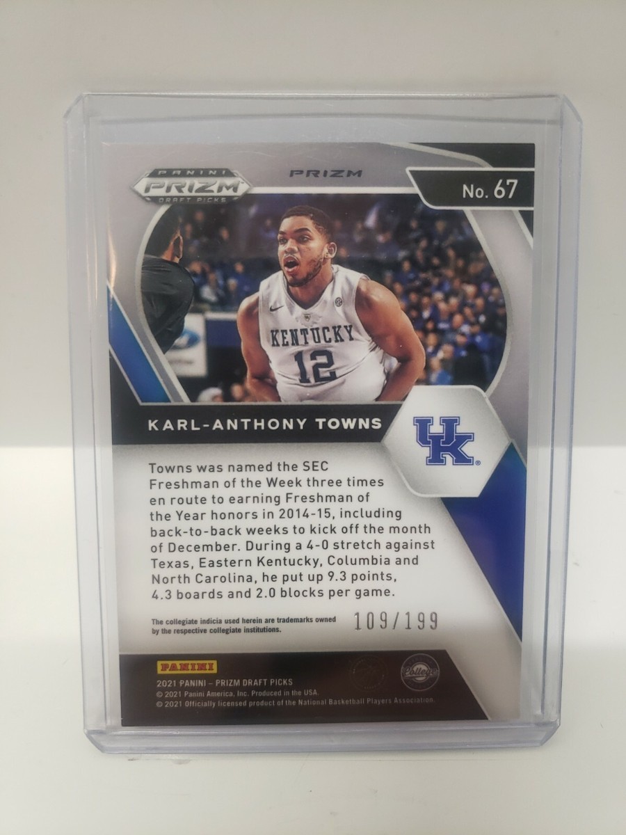 ☆期間限定セール☆Panini Prizm Karl-Anthony Towns 2023-24 Panini Select Karl Anthony Towns RED Prizm Card SP
