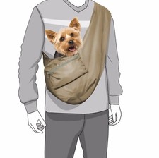 Foldable Dog Cat Sling Bag Pet Puppy Crossbody Shoulder Carrier Twill Small Size