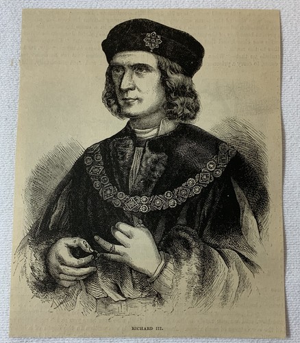 1877 magazine engraving ~ RICHARD III