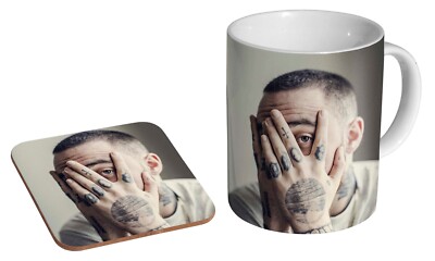 Mac Miller Eye - Kaffee-/Teetasse und Untersetzer Geschenkset