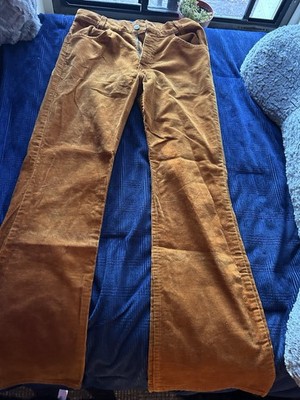 Levi's Brown Corduroy Straight Leg Men's Casual Pants Button Zip 5-Pocket