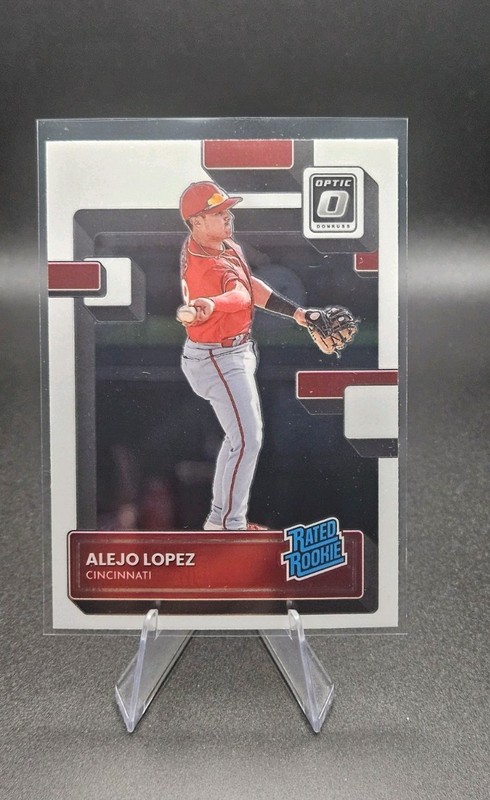  Alejo Lopez #92 Rated Rookie - 2022 Panini Donruss Optic Cincinnati Reds