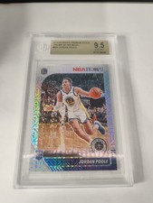 2019-20 Panini Hoops #223 Jordon Poole Silver Mojo RC BGS 9.5 0436
