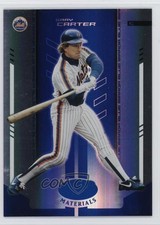 2004 Leaf Certified Materials Blue Mirror 11/50 Gary Carter #212 HOF 7xr