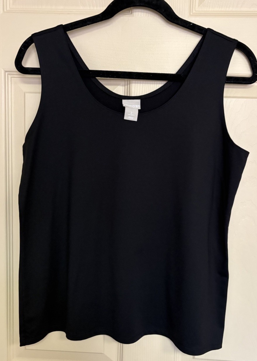 Chico's Women’s Size 2 Stretchy Basic Layering Ta… - image 1