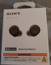 Sony Black Noise Canceling Ear Buds Model WF-C710N