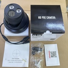 3PCS/pack 5mp Black Security Camera IP Ethernet IR PoE Outdoor Indoor Ip67