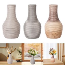 Woven Vase Flower Arrangement Gift Crafts Artistic Table Centerpiece Plants