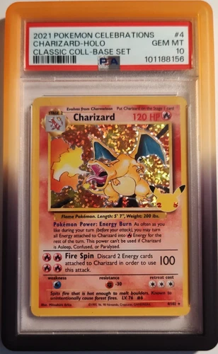 2021 Celebrations CHARIZARD Holo #4/102 PSA 10 GEM MINT
