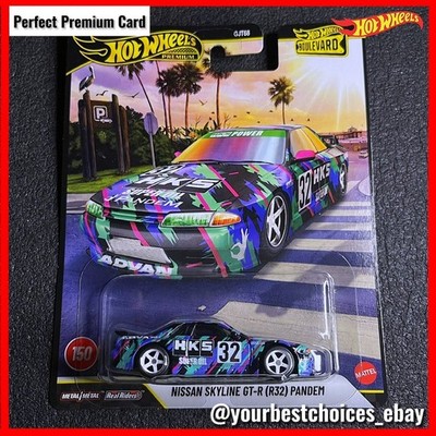 READY STOCK Hot Wheels Boulevard Nissan Skyline GT-R R32 Pandem HKS GTR 2026 Car