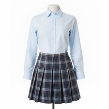 Mills School Uniform Girls Plaid 77 Pleated Skirt Junior 13 150-77