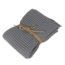 FAZZINI – Telo Bagno “Nettare” in Cotone Stone Washed – Colore 52 Piombo