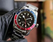 DIY SET for TUdor GMT 2836 watch case + dial + hands + Strap sapphire 42mm