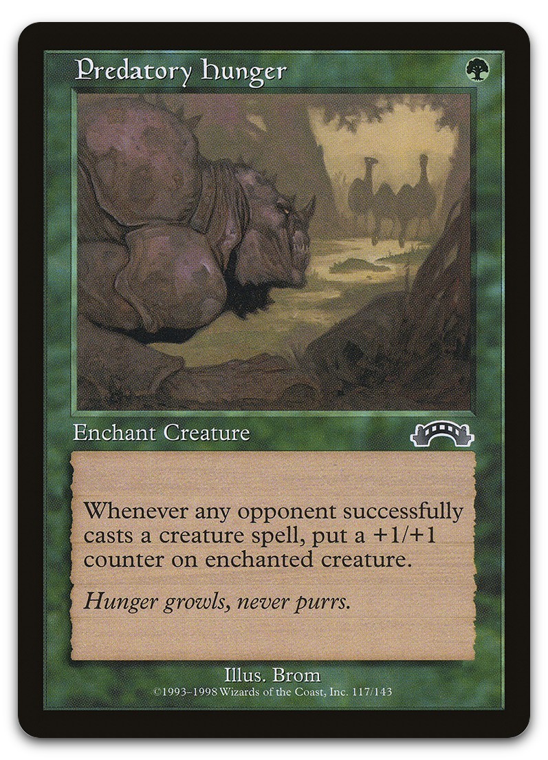 Predatory Hunger #117 (NM) Exodus EXO Magic MTG
