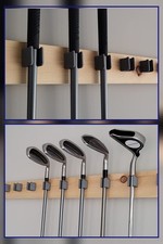 Golf Club Organize Holder, Wall Display, Hanger, Rack, Mount 7 Black