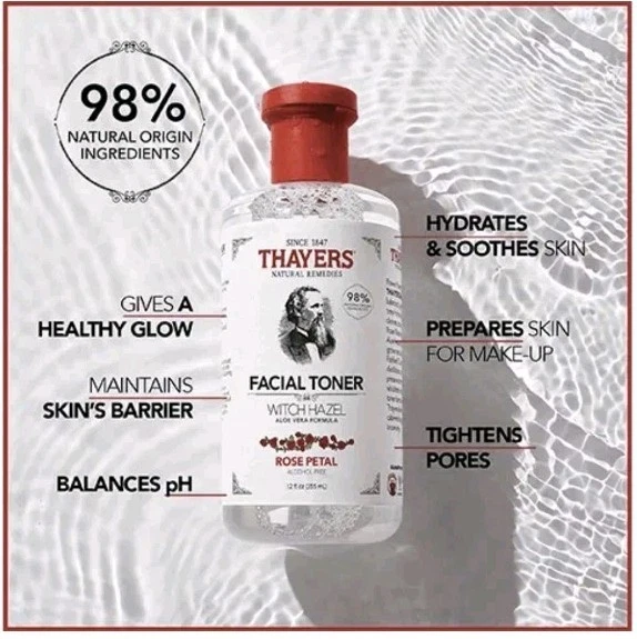 3x Thayers Rose Petal Facial Toner 89ml (267ml) - Image 2 of 3