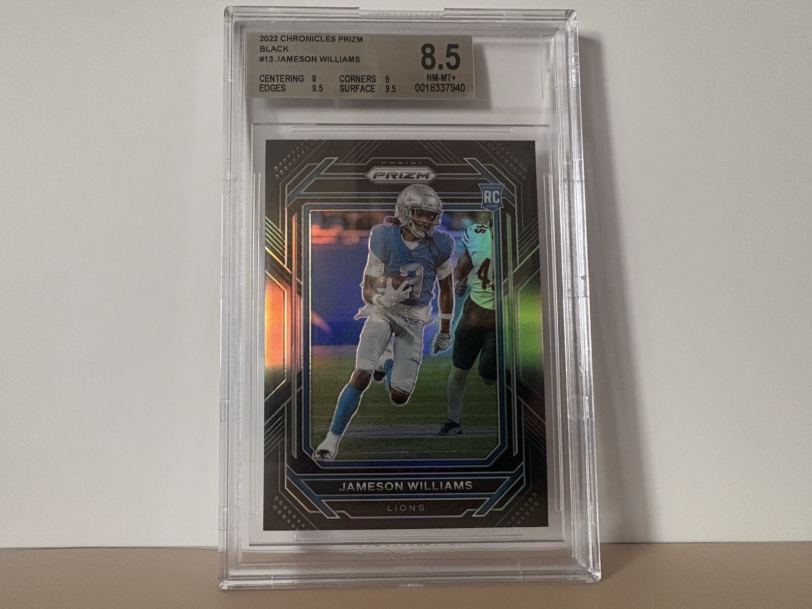 Jameson Williams - 2022 Panini Chronicles Prizm Black - #PB-13 Rookie Card