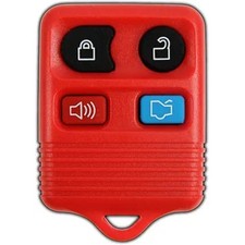 Key Fob for 2005 2006 2007 2008 2009 2010 2011 2012 2013 2014 2015 -1-Pack-Red