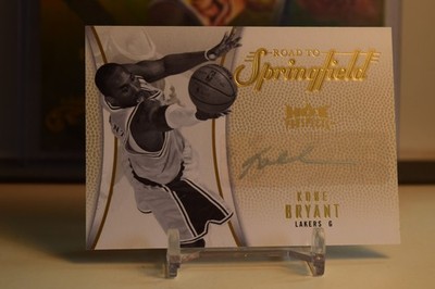 2008 Kobe Bryant Hot Prospects Road to Springfield Autograph #d/10 Silver Auto