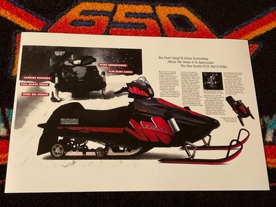    93 YAMAHA EXCITER II SX Snowmobile Poster vintage sled ((APPRECIATE))    