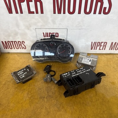 Vauxhall Corsa D Lock Kit ECU Transponder Key Set 1.2 Z12XEP 55557933 13301561