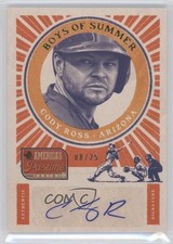 2013 America's Pastime Boys of Summer Signatures Gold 8/25 Cody Ross Auto 0b2