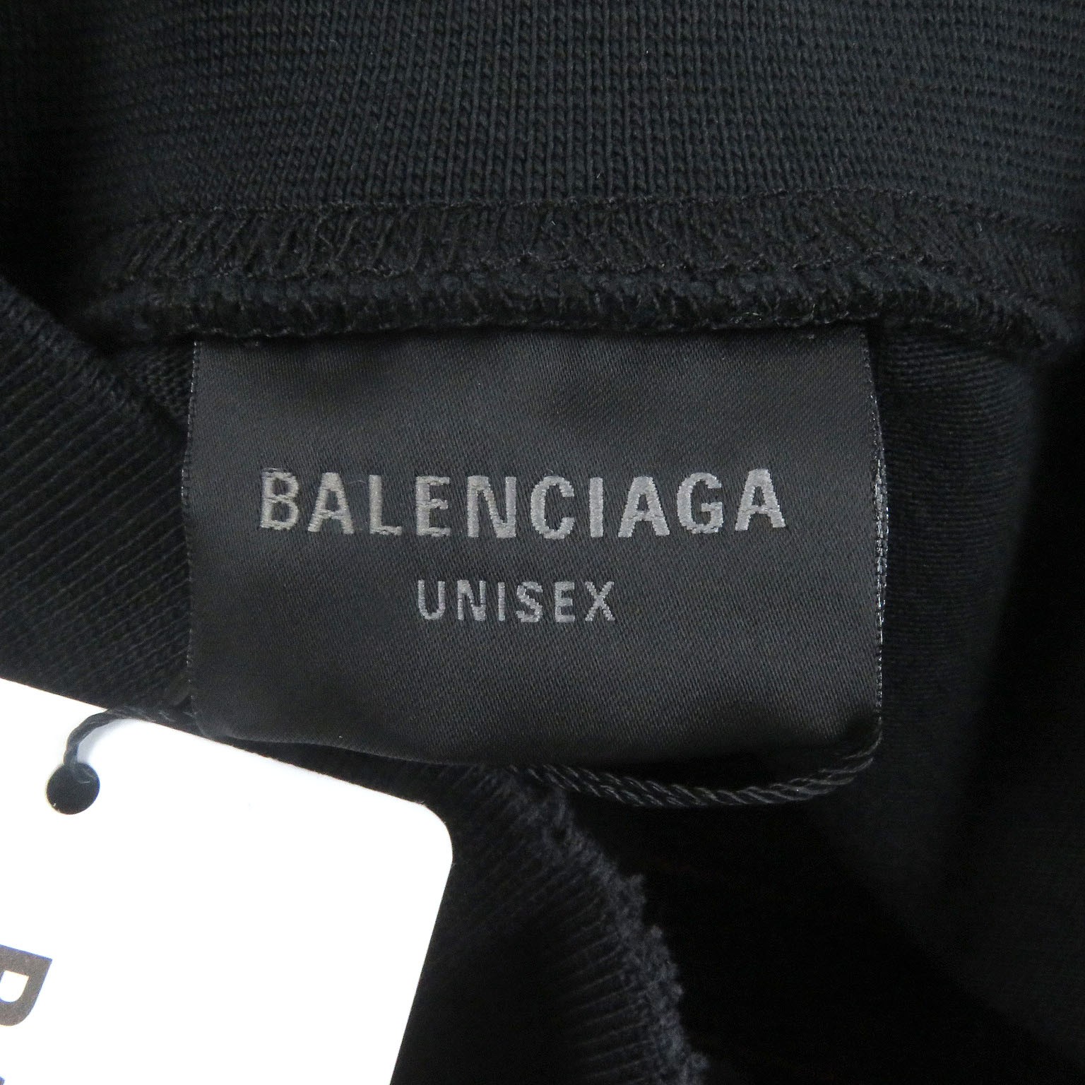 BALENCIAGA Men's T-Shirt Unused Tape Type Oversized Long Sleeve Gray/Black 2 thumbnail 6
