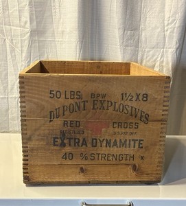 Antique Dynamite Box | eBay