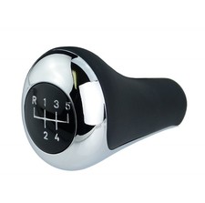 Schaltknauf Echtleder Schalthebel Knauf 5 Gang Chrom für BMW 3er 5er 6er x3 x5