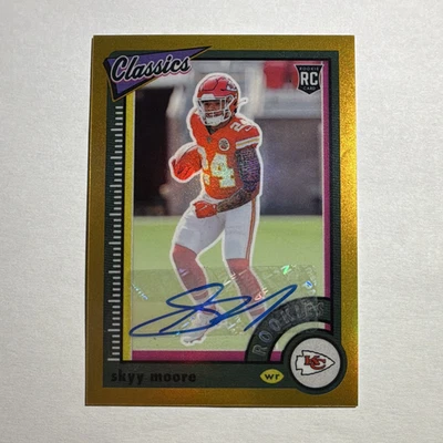 Panini Classics 2022 Skyy Moore RC Auto #169 Kansas City Chiefs /99 - Bild 1 von 2