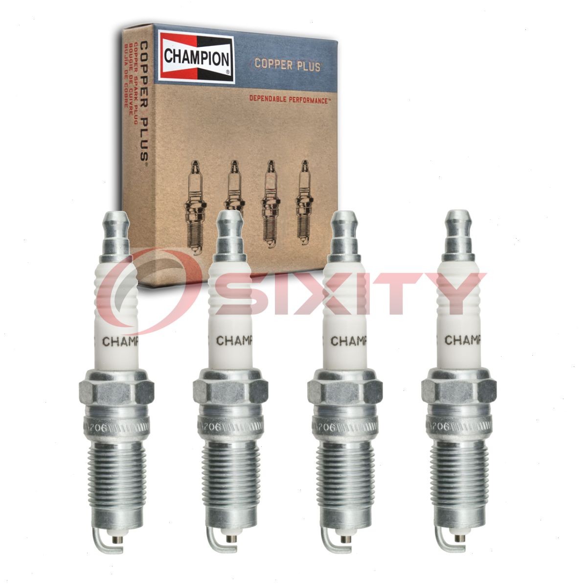 4 pc Champion Copper Plus 407 Spark Plugs for T16NRU11 RS14LC R45NTSE lq