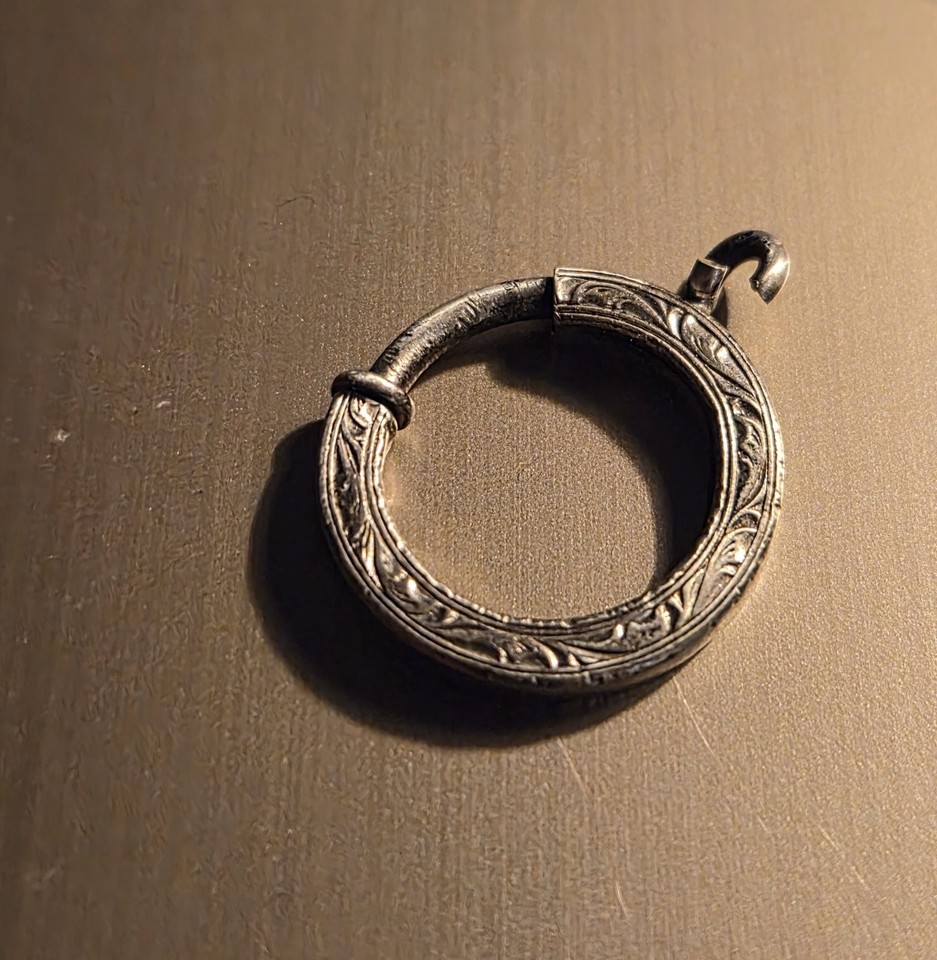 Spring Jewelry Background Antique Sterling Silver Ornate Oversized Victorian Spring Ring Jewelry ...