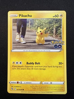 Pokemon TCG - Pokemon GO! Pikachu 027/078 Regular Near Mint
