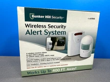 BUNKER HILL SECURITY WIRELESS ALERT SYSTEM MOTION SENSOR CHIME 61910 NEW