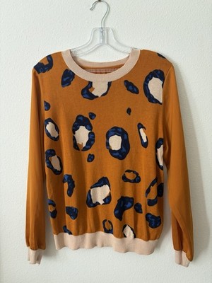 Limited Edition 3.1 Phillip Lim x Target Women's Orange Animal Print Sweater M
