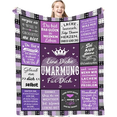 Best Friend Blanket Gifts for Women 150 x 200cm Hug Blanket for Bes...