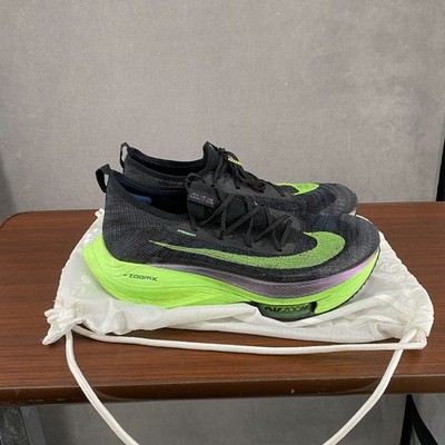 Nike Air Zoom Alphafly Next% CI9925-400 Mens US 13 Running Shoes Black Sneakers
