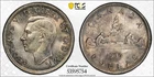 1937 Canada silver $1 PCGS UNC Detail