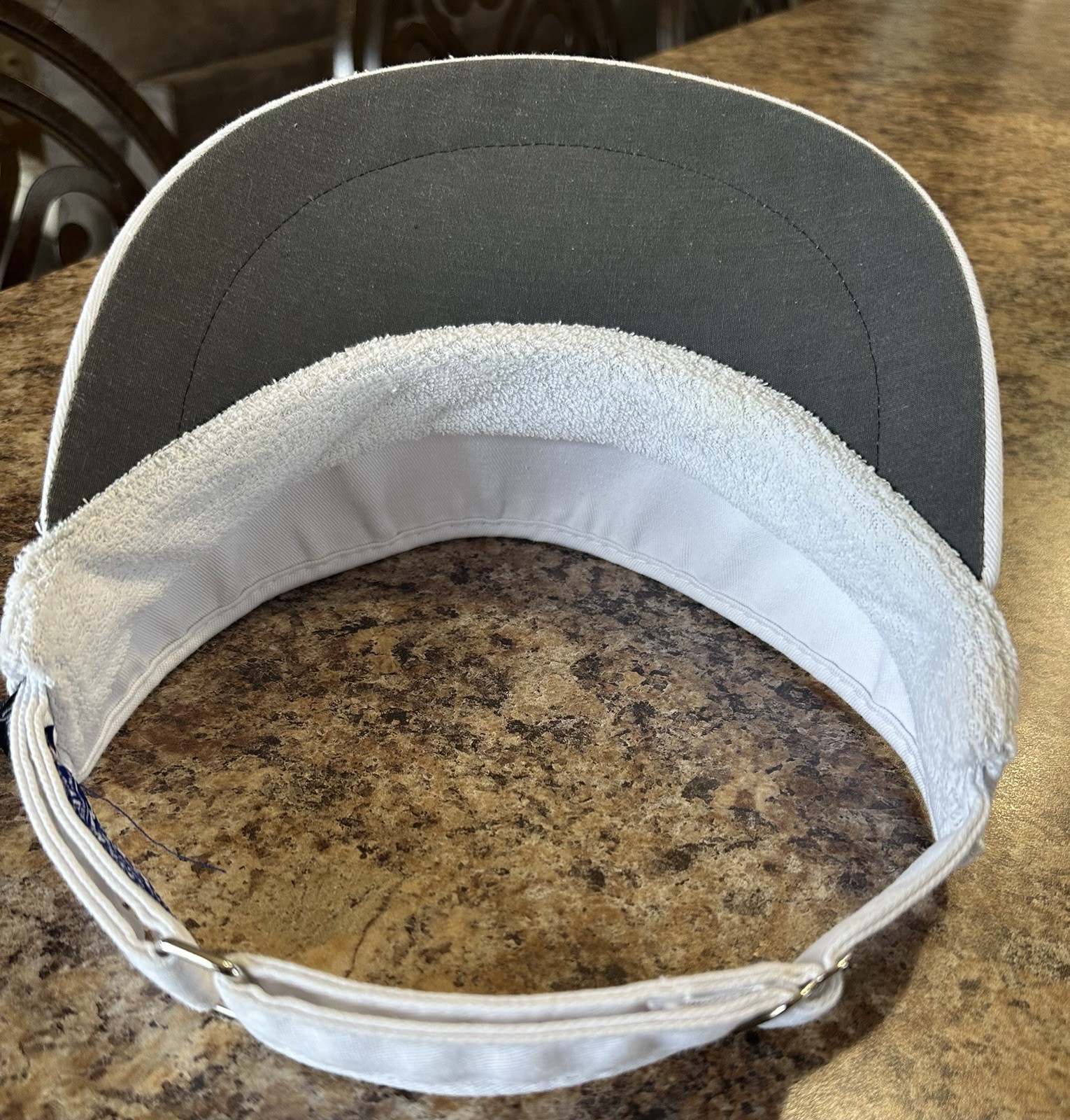 Titleist White Visor Hat Adjustable Strap White O… - image 7