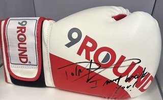 Dolph Lundgren Signed 9 Rounds Boxing Glove Inscribed “I Must Break You” COA