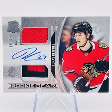 Lukas Reichel Rookie Gear /24 💎 2022-23 THE CUP Rookie Patch Auto Blackhawks