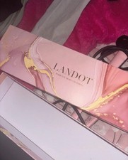 LANDOT Pink Hair Straightener/Flat Iron with Storage Pouch Case