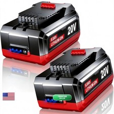 Surpowtec 2Pack 20V 6.0Ah Battery for Bauer 20V Lithium-Ion Cordless Tools