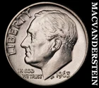 1963-D Silver Roosevelt Dime - Choice Gem Brilliant Unc  Lustrous  #J9774